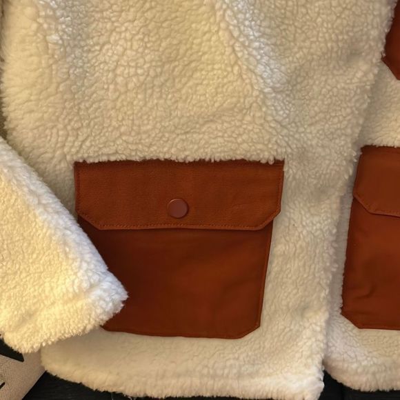 NWT Vans Emma Sherpa Jacket Size Small - Picture 8 of 9